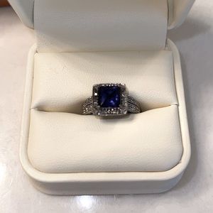 Blue Sapphire  ring size 7